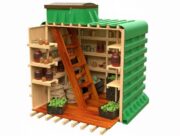 Пластиковый бесшовный погреб TORTILA 3.0 cерия Wood